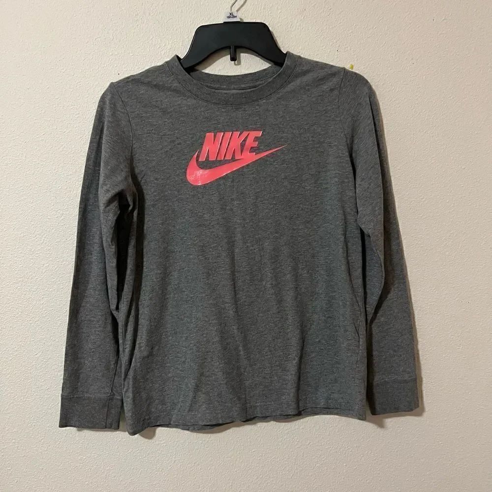 Nike long sleeves Gray Pink print Pink size XL
